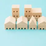 積み木の家の写真