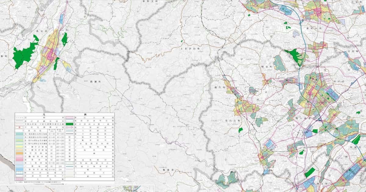 埼玉県都市計画図