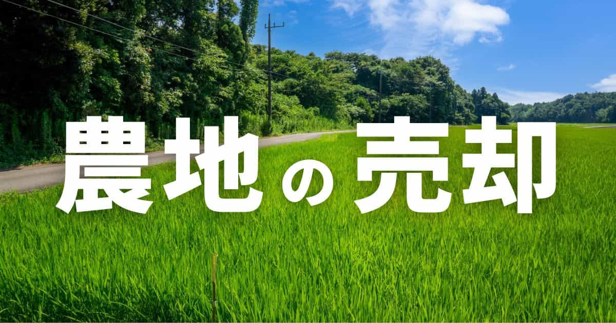 農地を売却する方法。手続きの流れや税金、売却が難しい理由を紹介