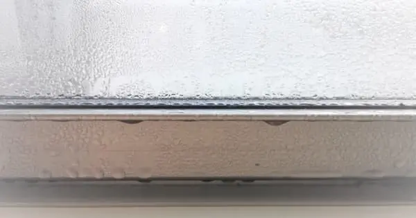 結露が発生した窓