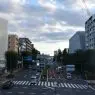 両脇に住宅が並ぶ道路