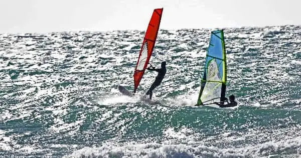 御前崎のウィンドサーフィン