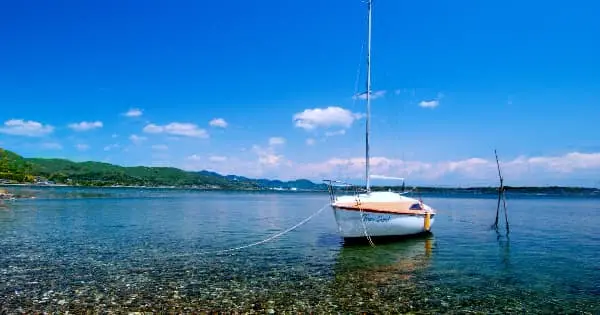 浜名湖のヨット