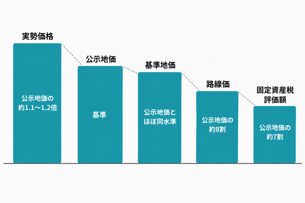 土地の価格の種類
