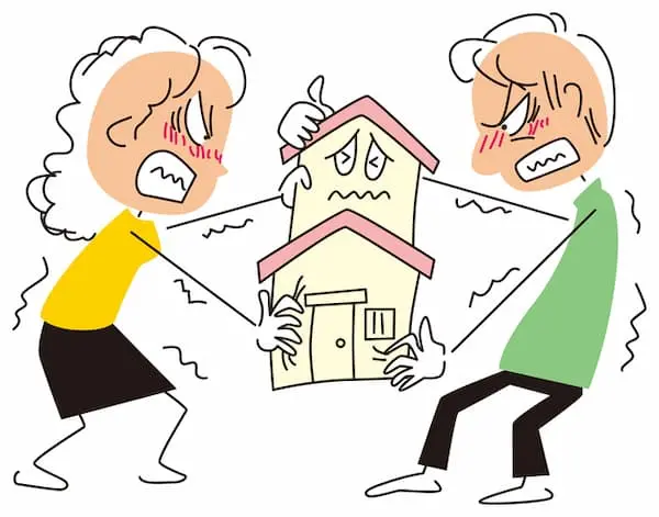 誰が実家を継ぐのかで争う兄弟