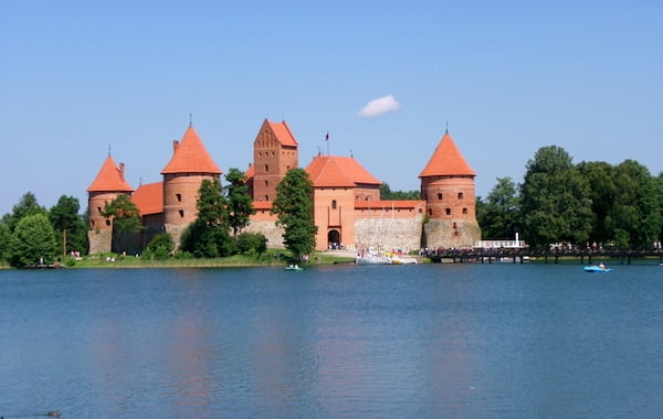 リトアニアにあるトラカイ城