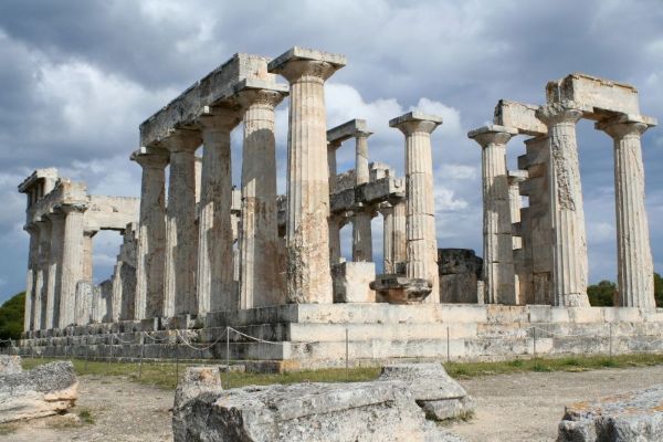 ギリシャのパルテノン神殿の一部
