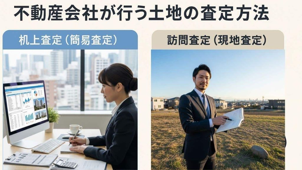 不動産会社が行う土地の査定方法