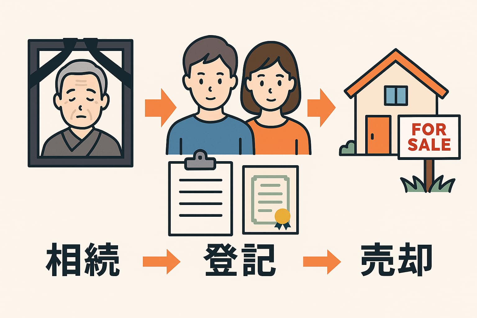 相続登記後に売却