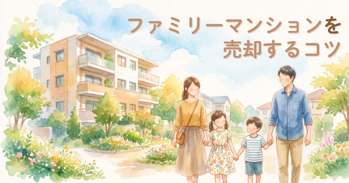ファミリーマンションを売却するコツ｜4LDKを高く売る攻略法