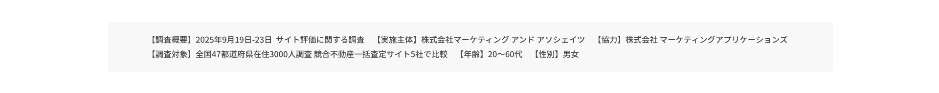 調査概要