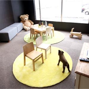 キッズスペースもあるのでお子様連れも安心♪