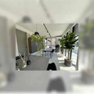 店内白を基調とした観賞植物もあり落ち着いた雰囲気が特徴です。